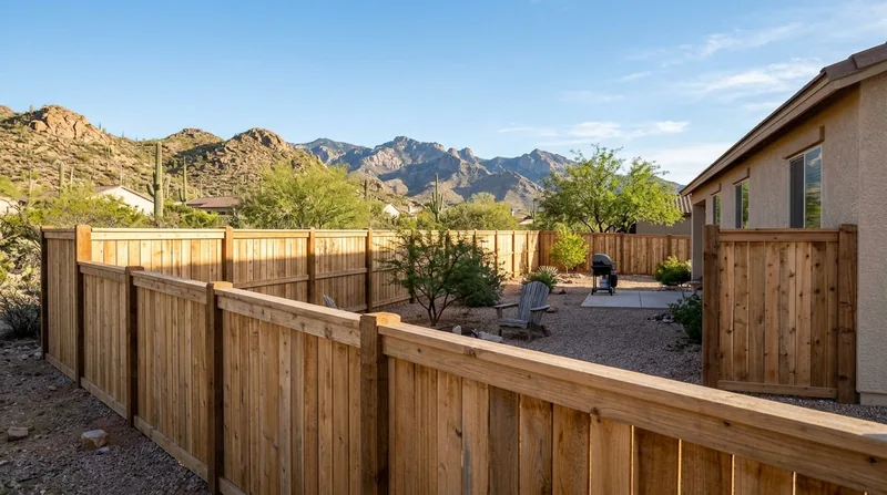 Wood & Privacy Fence Installation Tucson