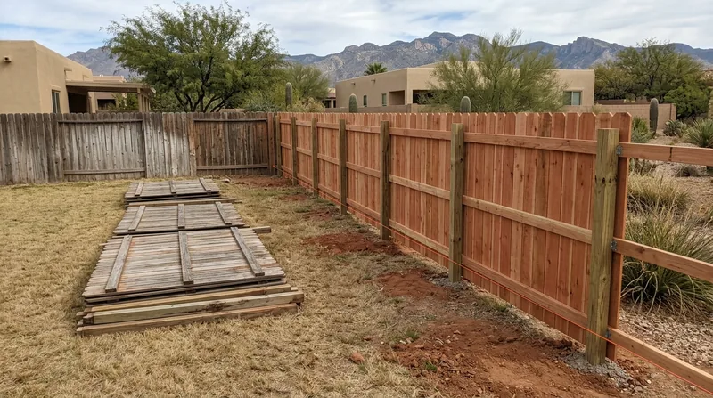 Fence Replacement & Removal Tucson