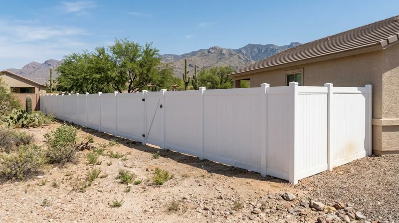 Vinyl & PVC Fence Installation Tucson