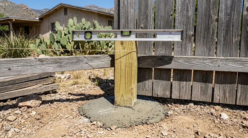 Fence Post Repair & Replacement Tucson